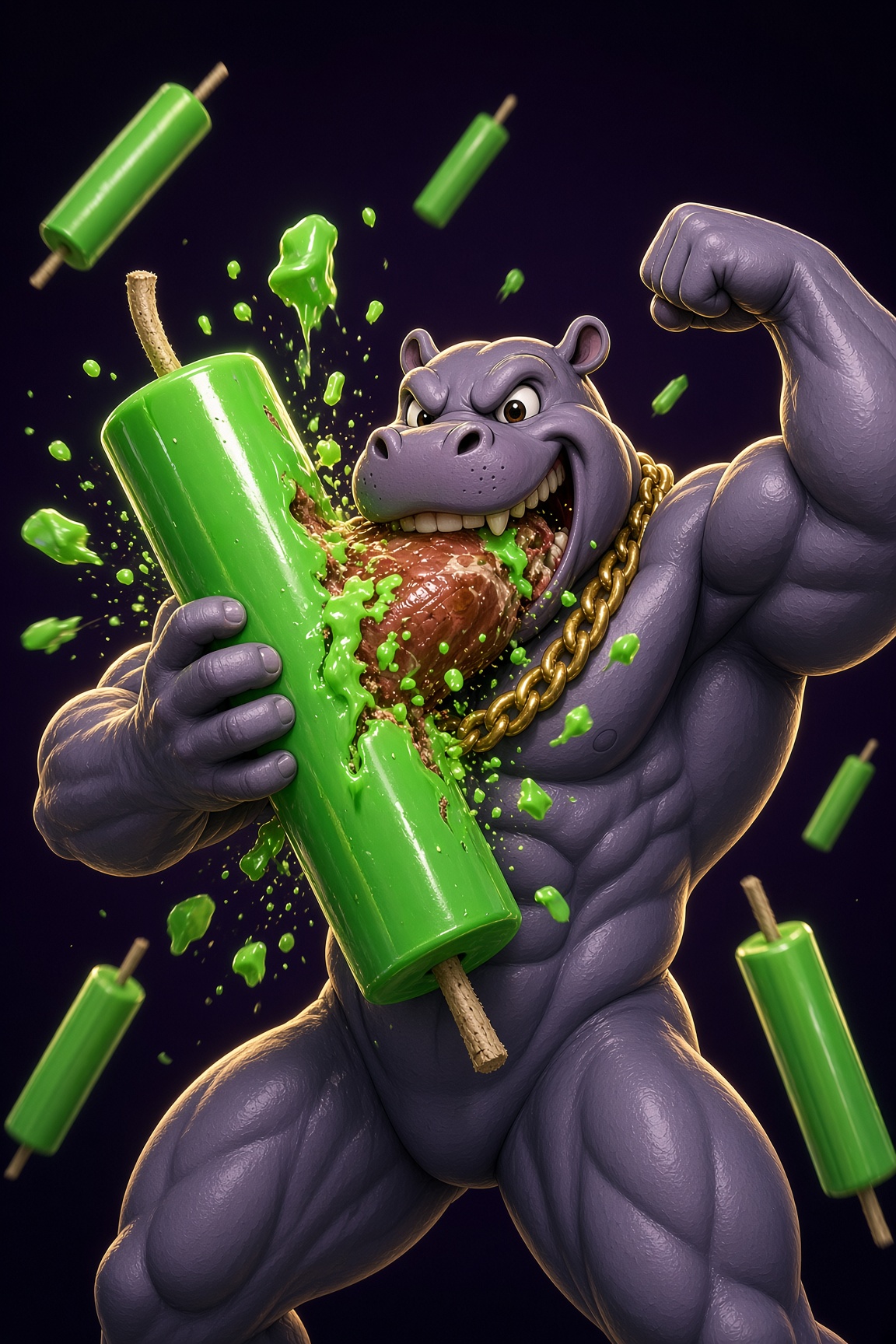 Green candles taste better